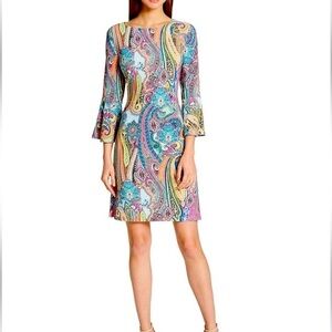 Tommy Hilfiger Multicolor Paisley Dress